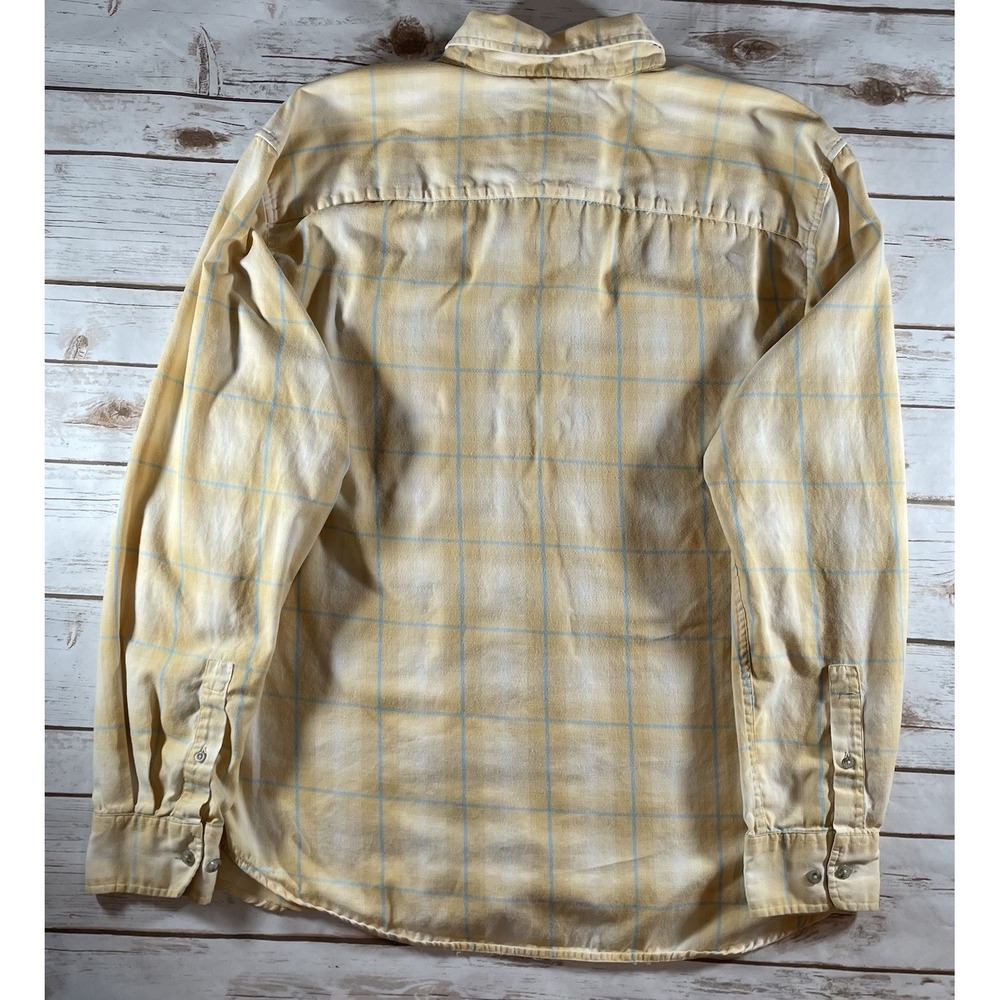 Eddie Bauer Men's XL Plaid Button Down Shirt Long‎ Sleeve Flannel 90s - Picture 7 of 7